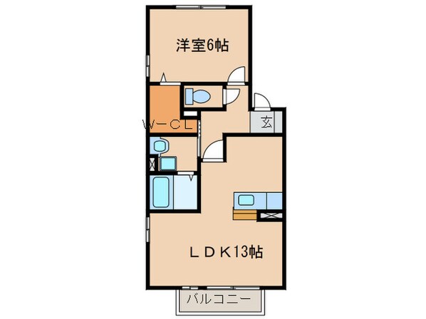 ヴェ－ルちいの物件間取画像